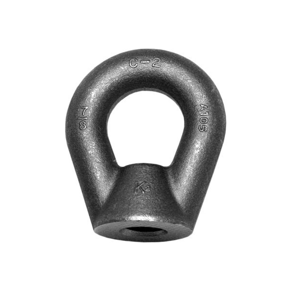 Oval Eye Nut, 1"-8 Thread Size, 1-11/16 in Thread Lg, Steel